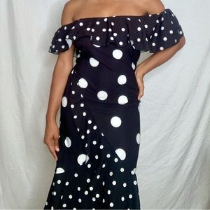 Flounce London Polka Dot Sundress
